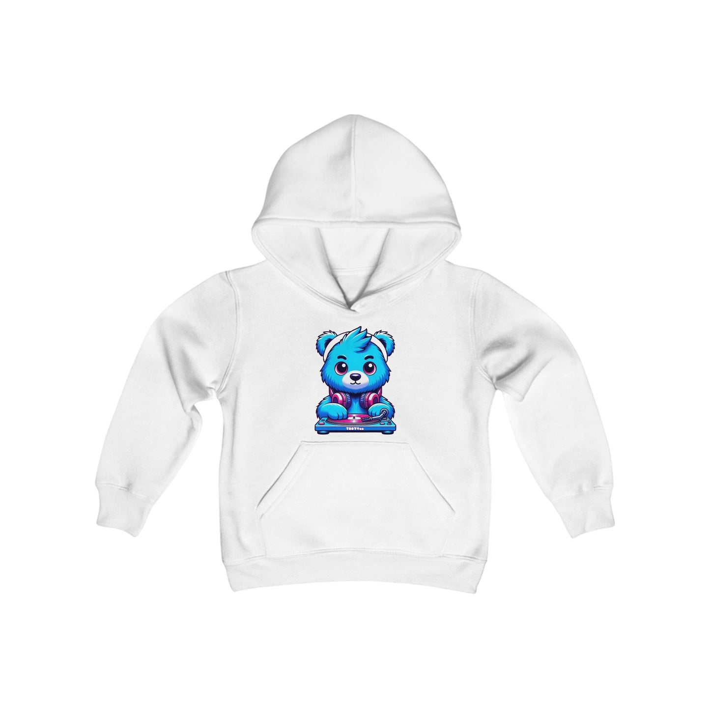 DJ Bear Youth Hoodie - TDDYtee