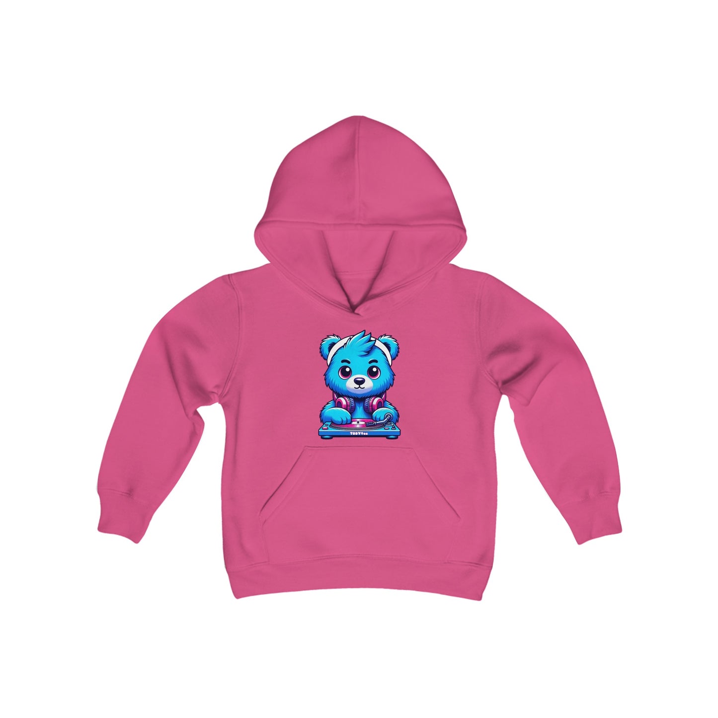 DJ Bear Youth Hoodie - TDDYtee