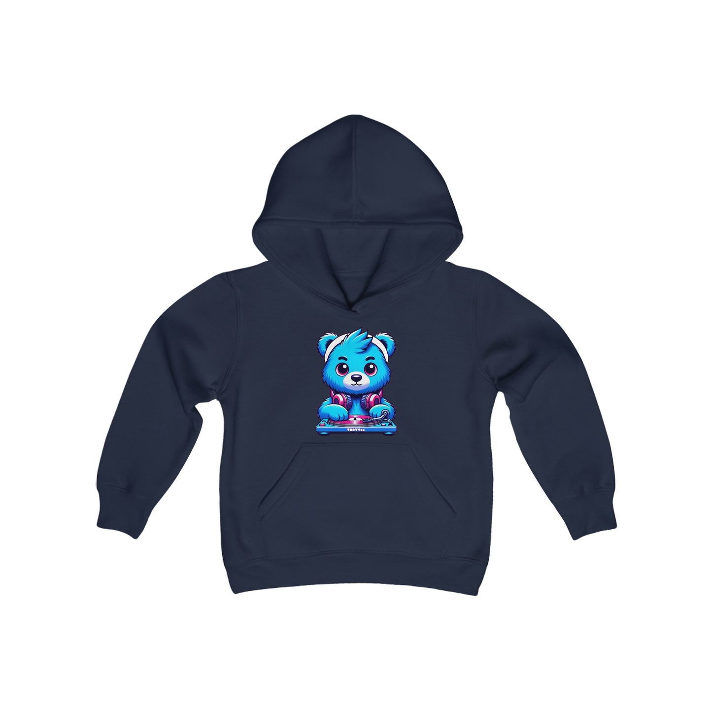 DJ Bear Youth Hoodie - TDDYtee