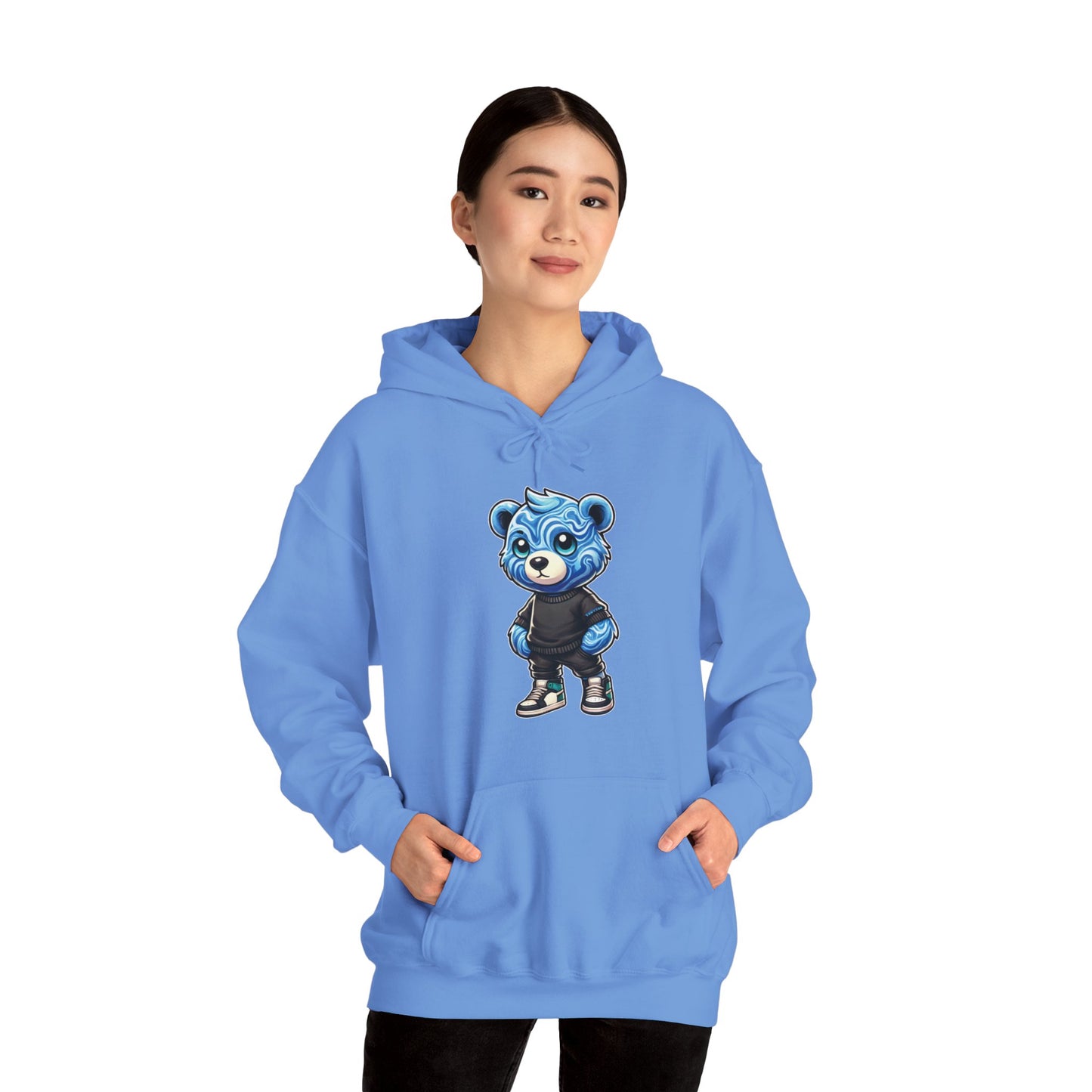 Blue Marble Bear Hoodie