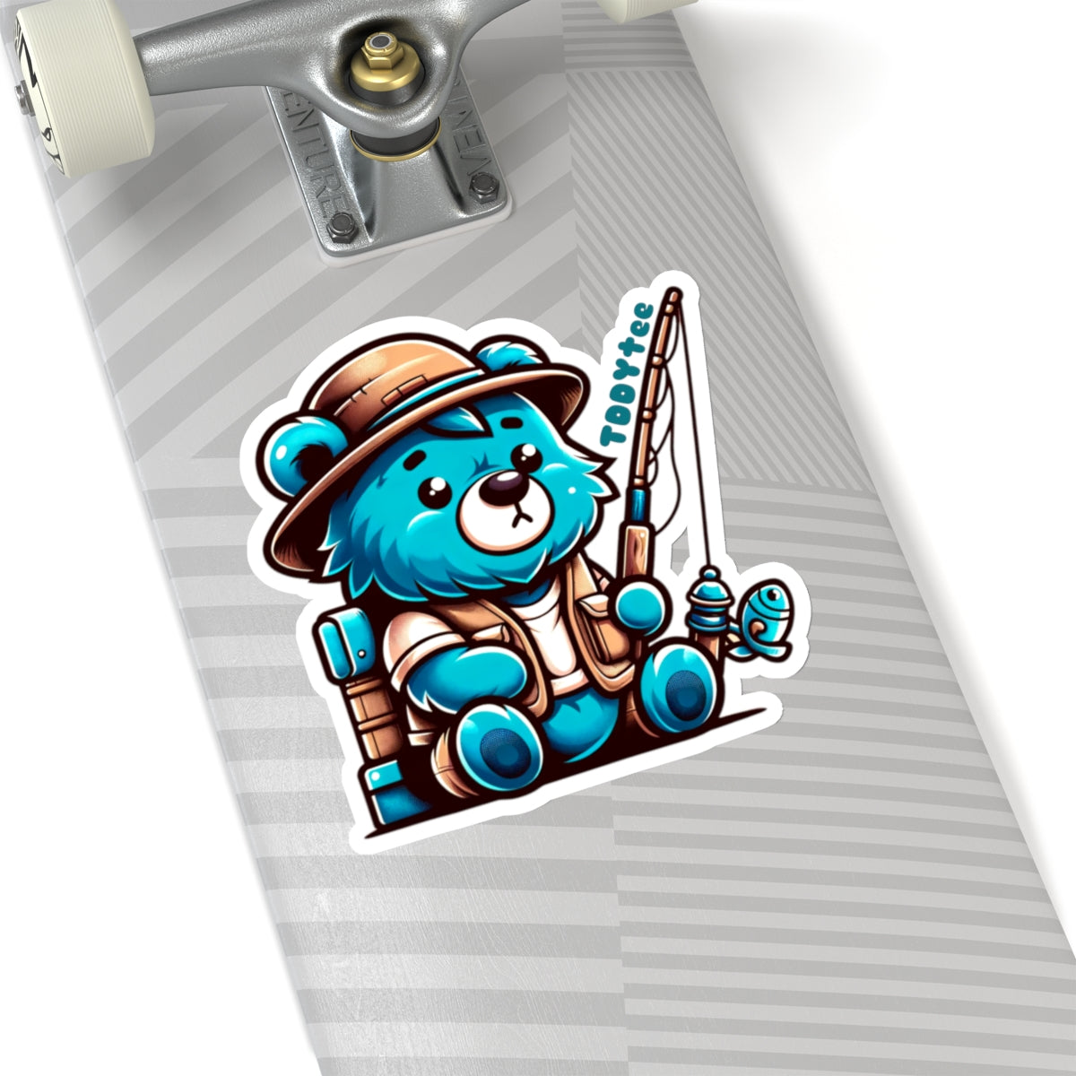 Fisher Bear Sticker - TDDYtee