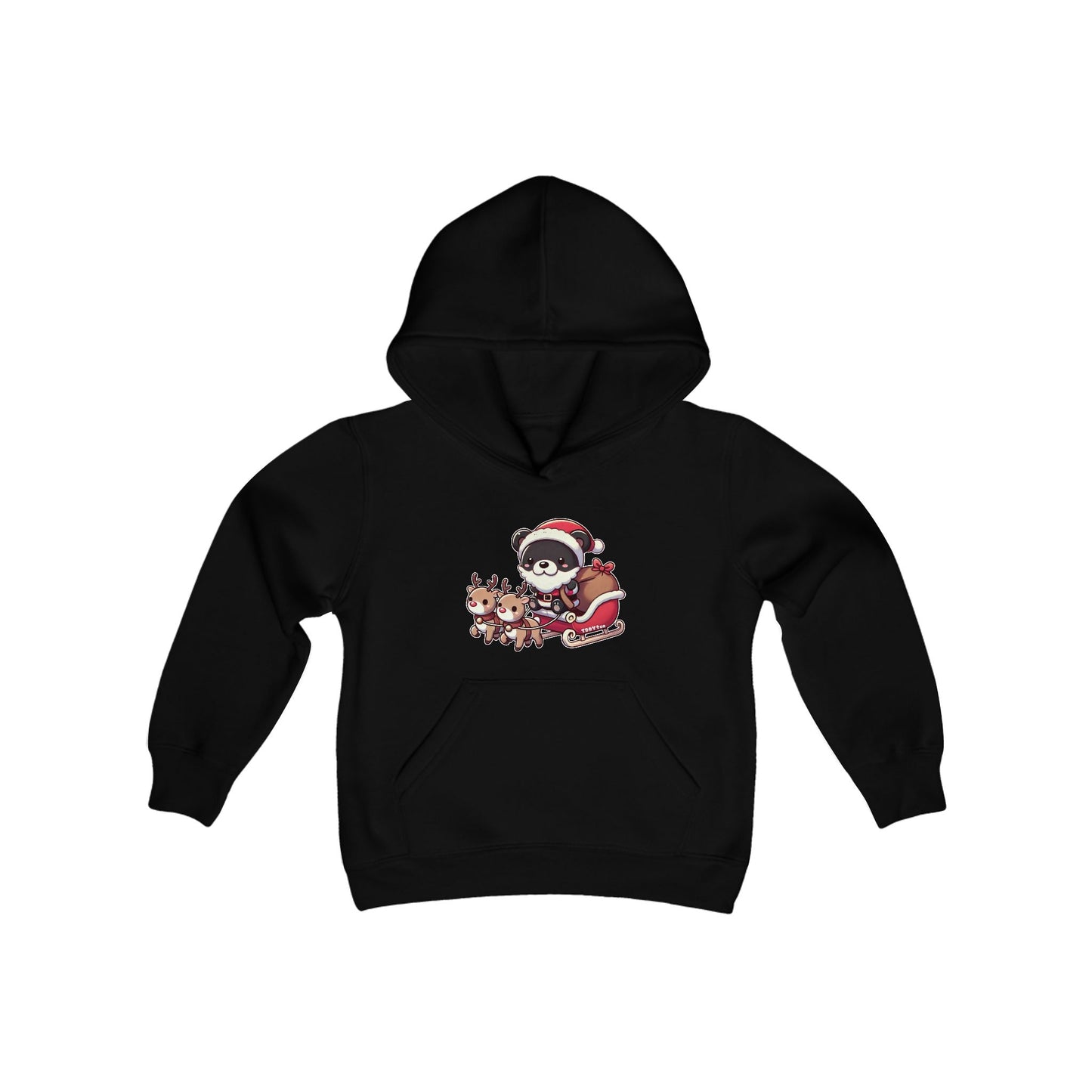 Santa Bear Hoodie - Youth