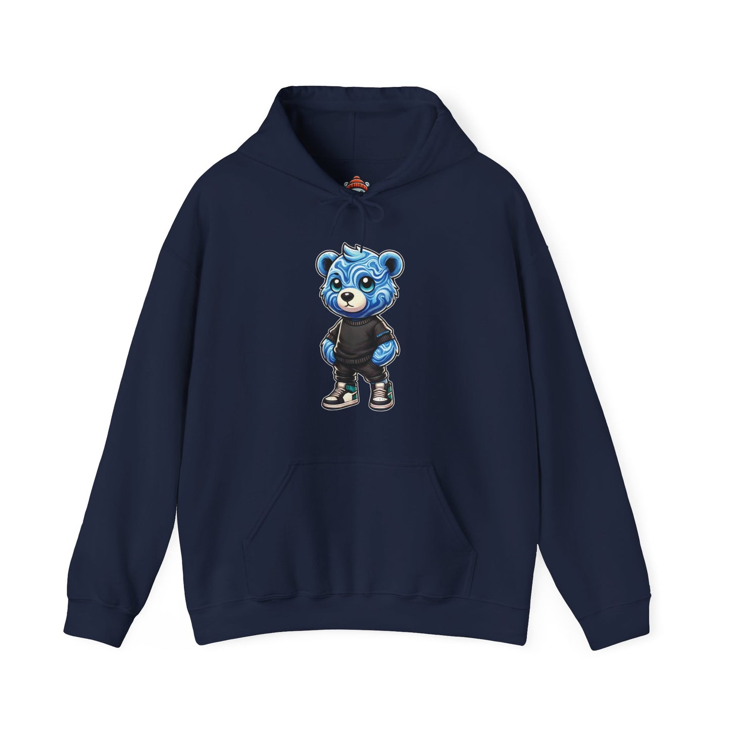 Blue Marble Bear Hoodie