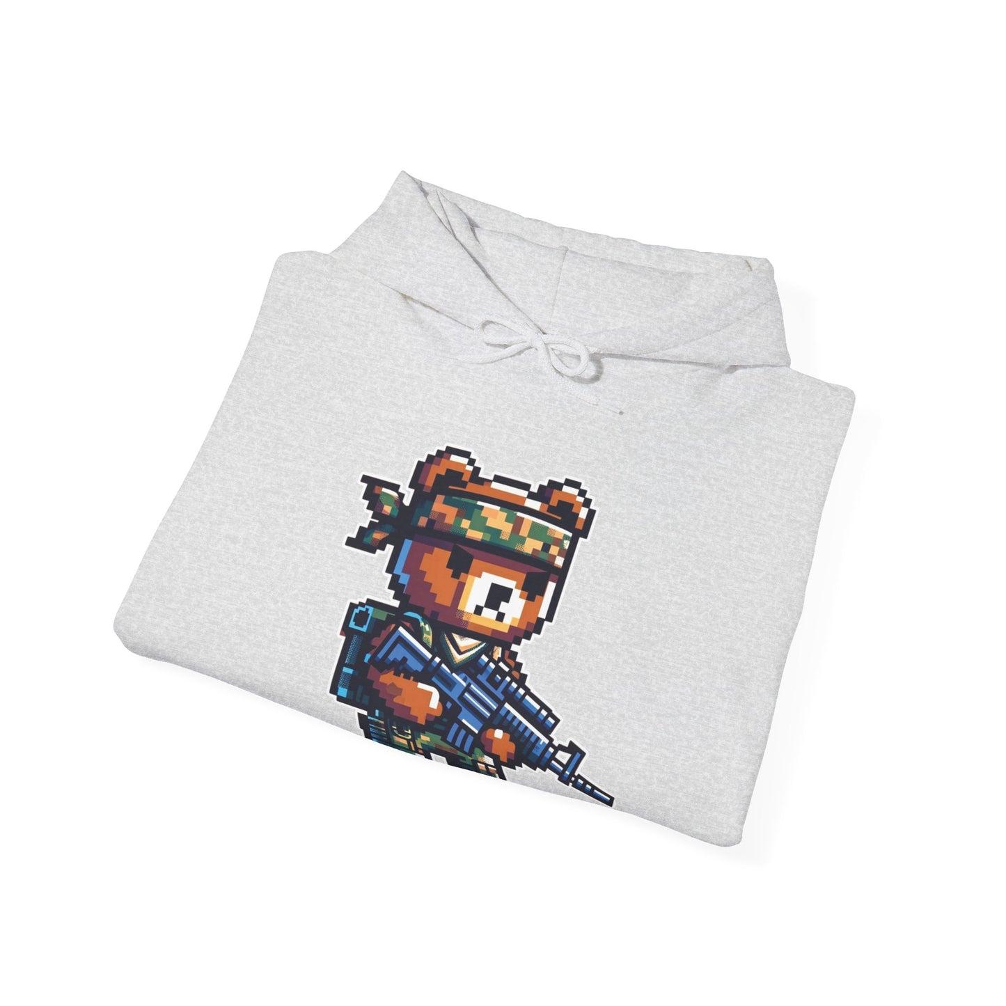 8-bit Soldier Bear Hoodie