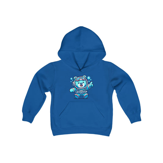 Scuba Bear Youth Hoodie - TDDYtee