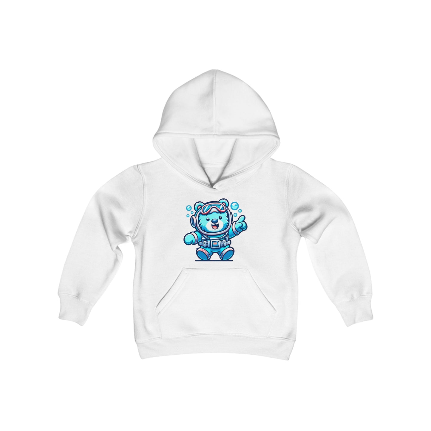 Scuba Bear Youth Hoodie - TDDYtee