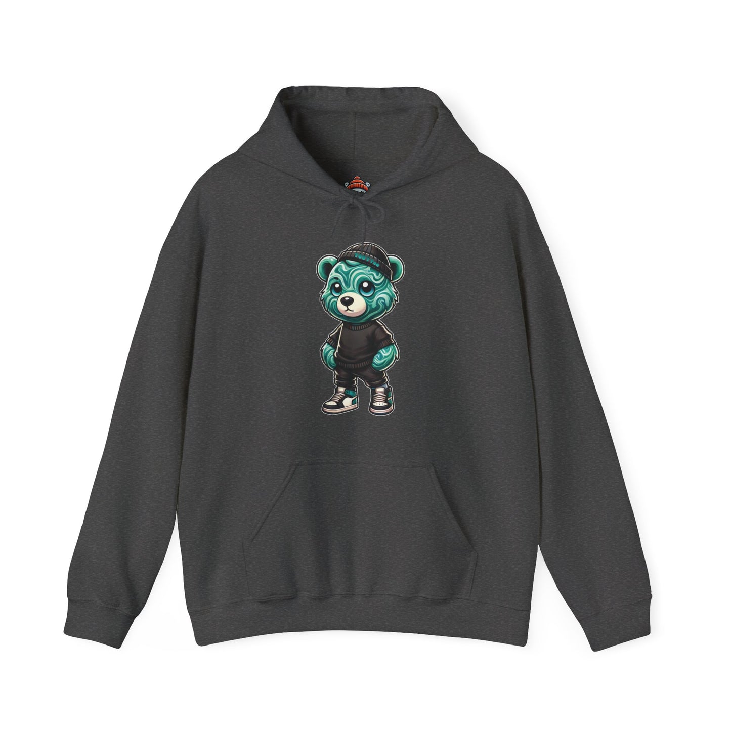 Green Marble Bear Hoodie