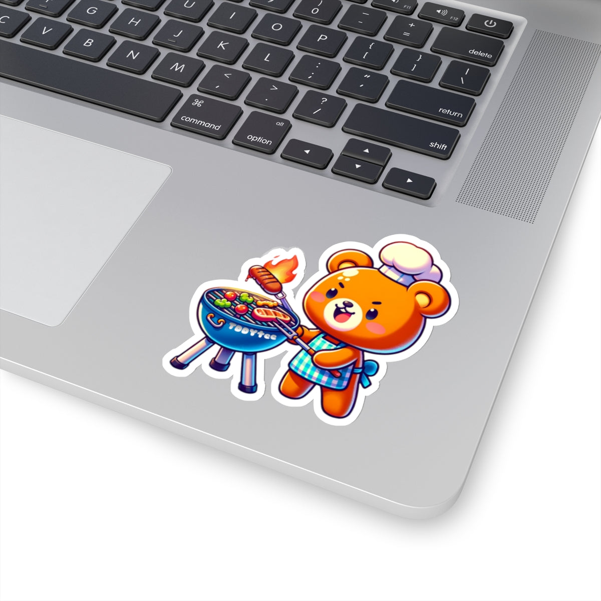 Grilling Bear Sticker - TDDYtee