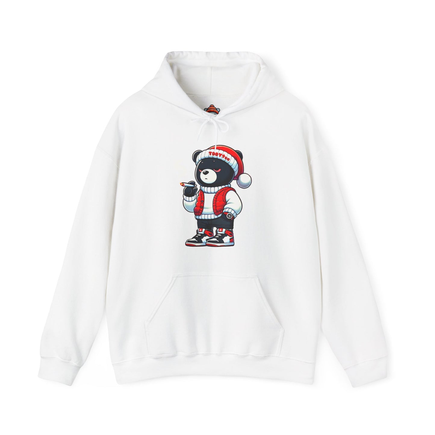 Ganja Clause Bear Hoodie