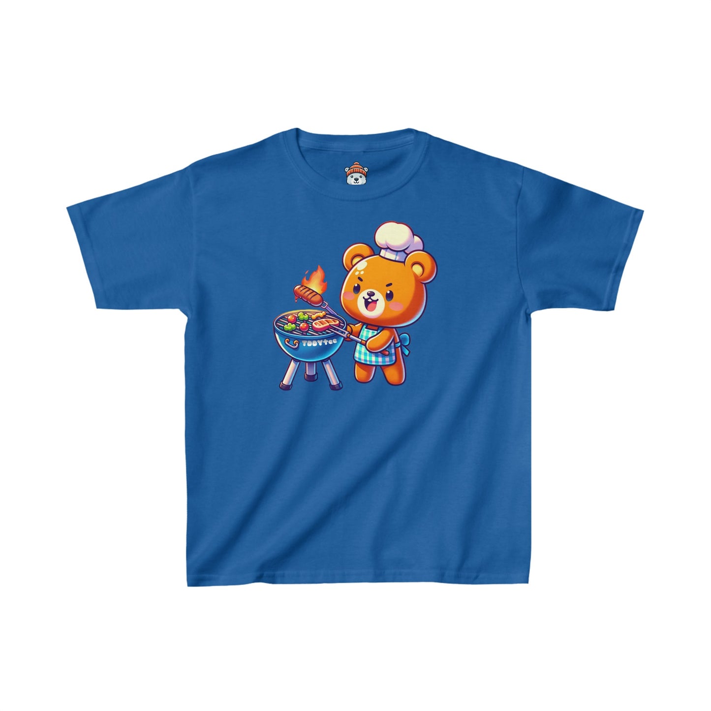 Grilling Bear Youth Tee - TDDYtee