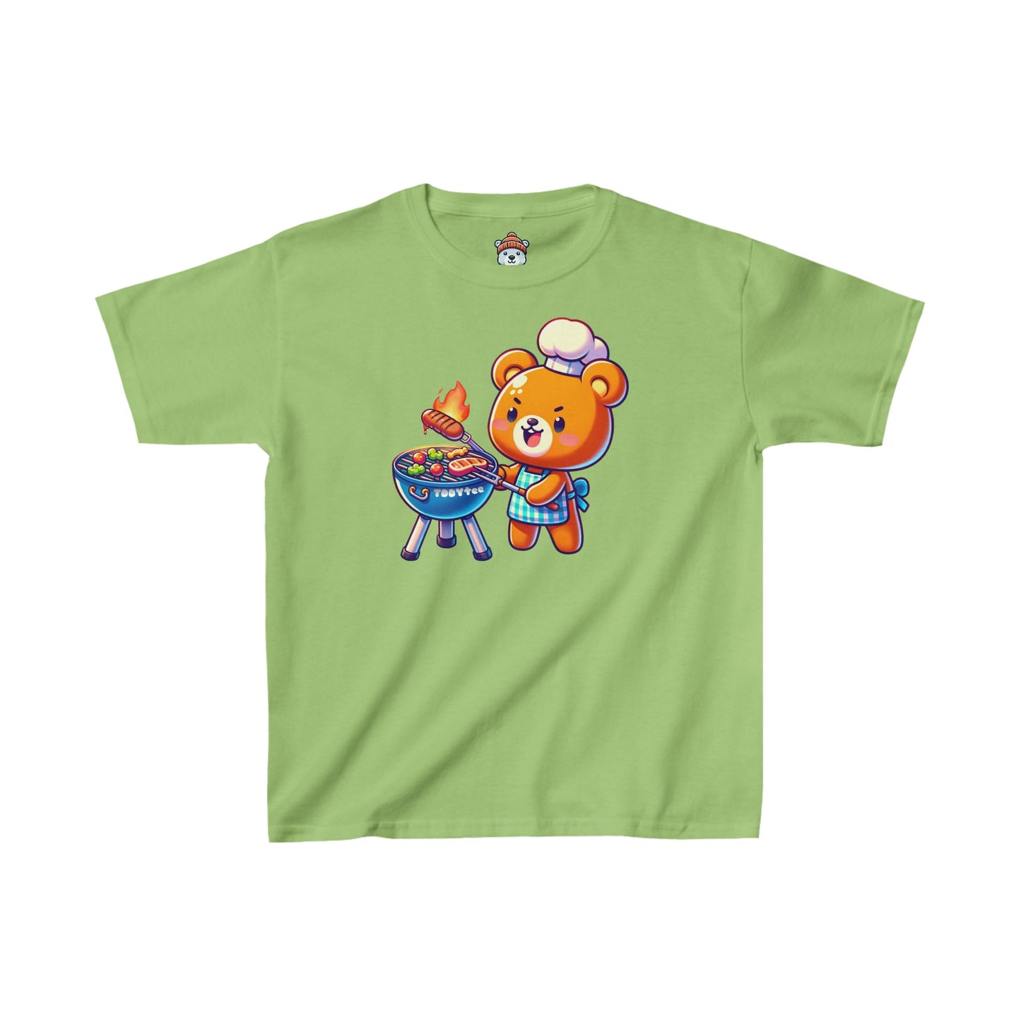 Grilling Bear Youth Tee - TDDYtee