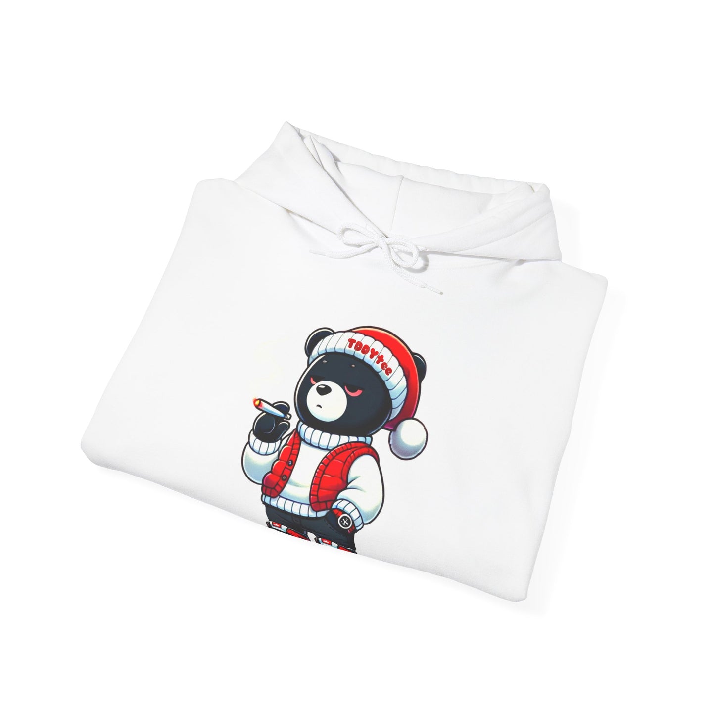 Ganja Clause Bear Hoodie