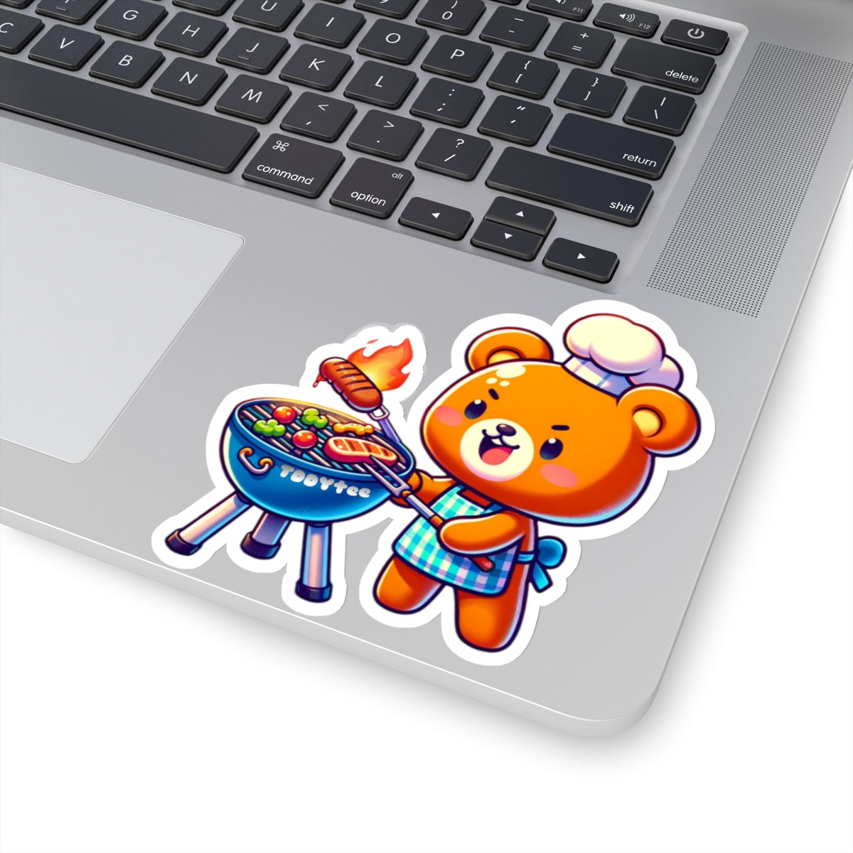 Grilling Bear Sticker - TDDYtee