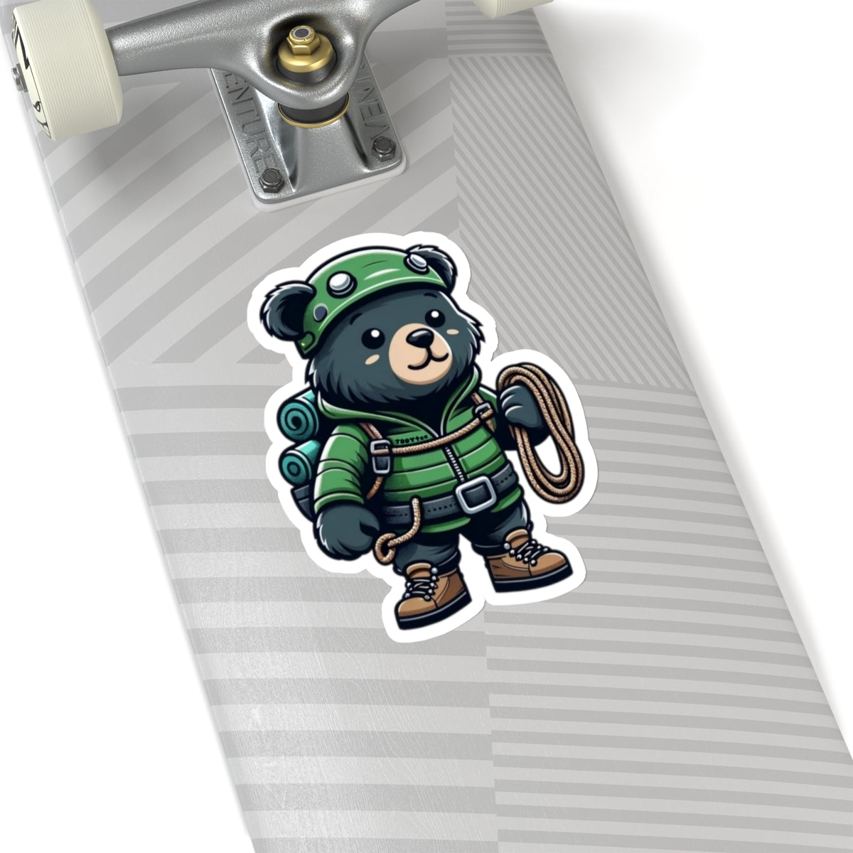 Hiker Bear Sticker - TDDYtee