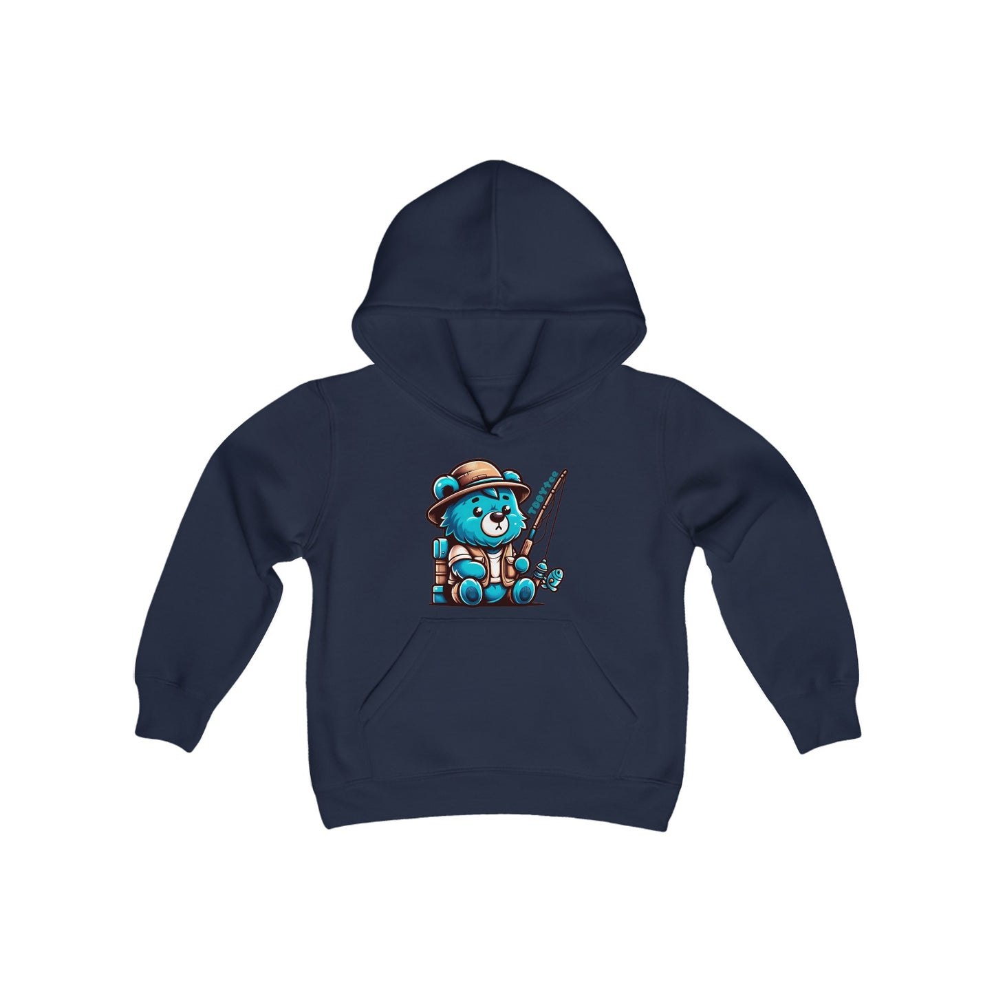 Fisher Bear Youth Hoodie - TDDYtee