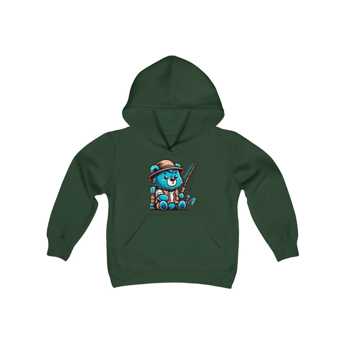 Fisher Bear Youth Hoodie - TDDYtee