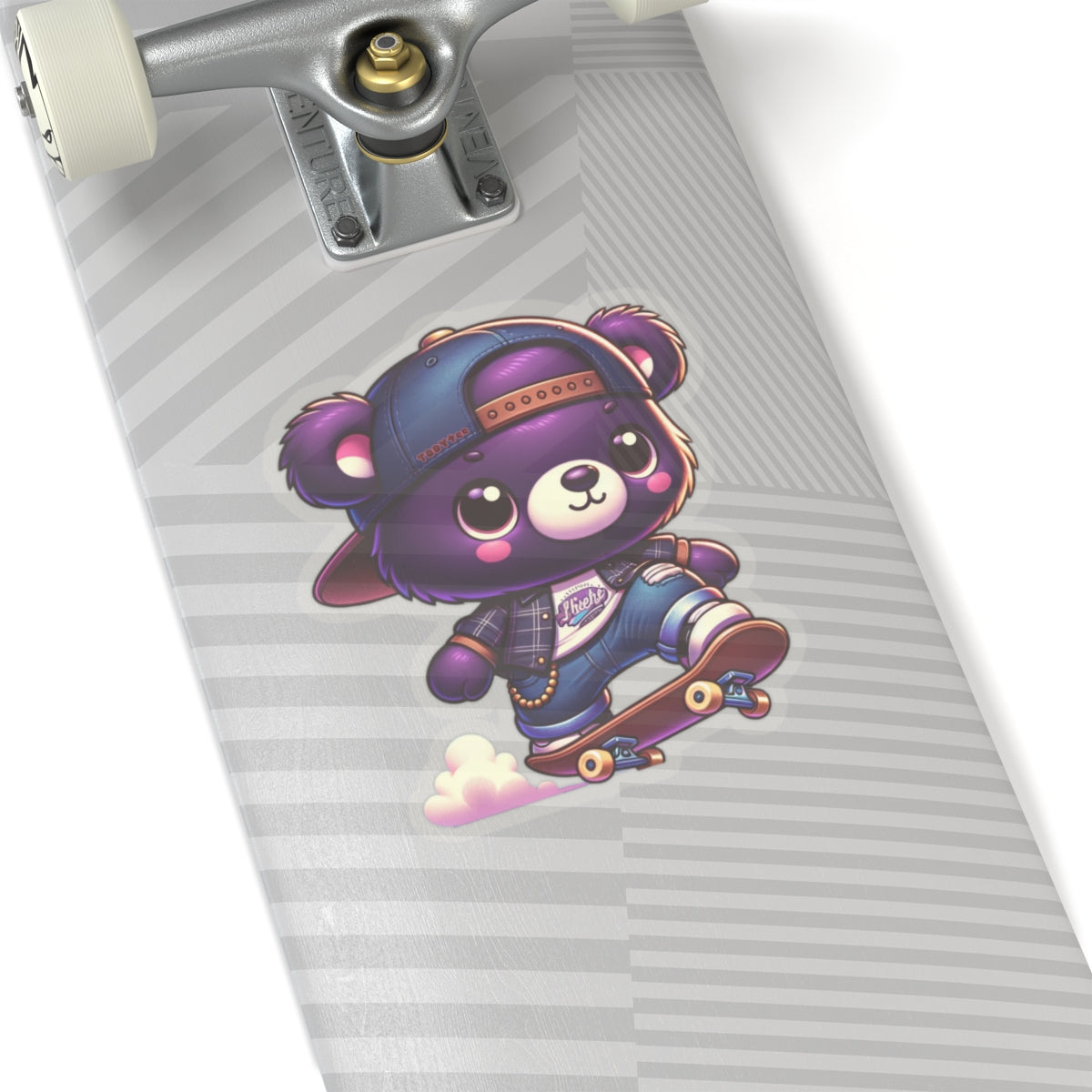 Skater Bear Sticker - TDDYtee