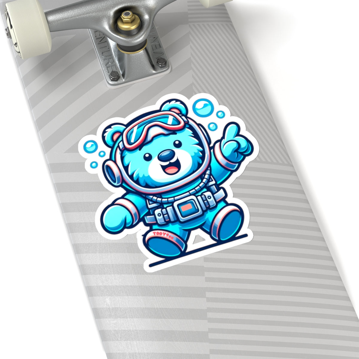 Scuba Bear Sticker - TDDYtee