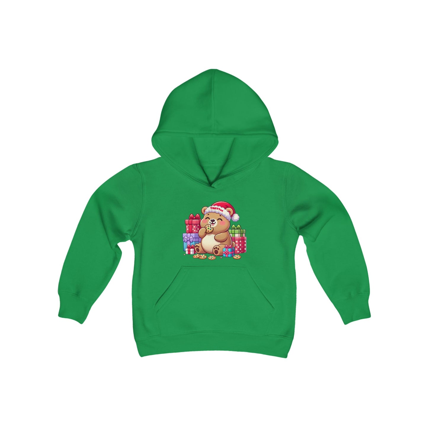 Christmas Cookie Bear Hoodie - Youth