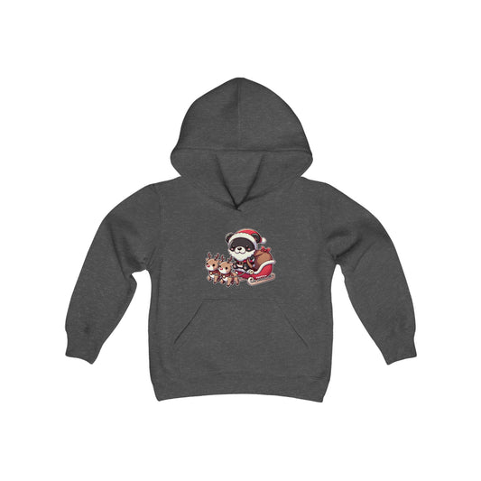 Santa Bear Hoodie - Youth