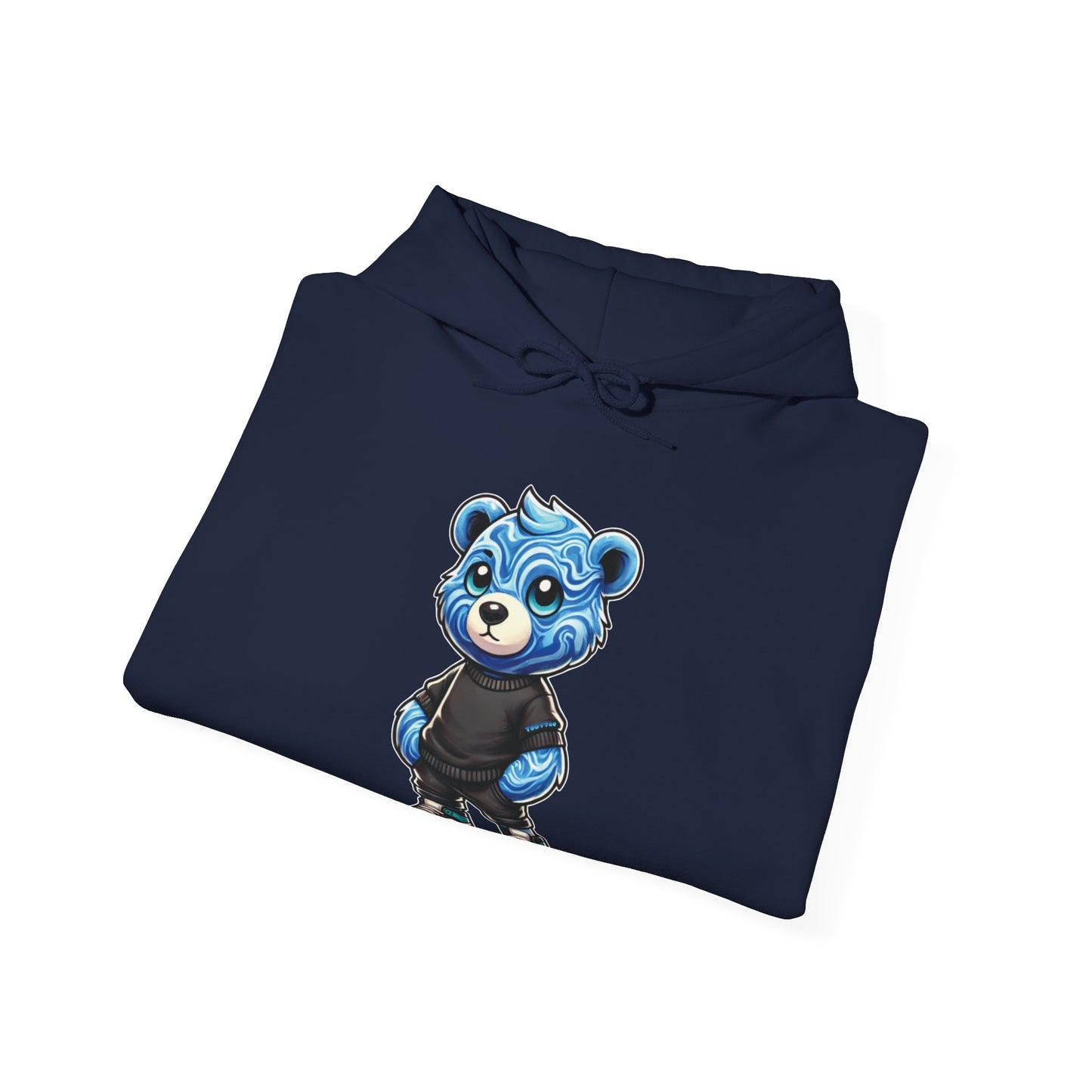 Blue Marble Bear Hoodie