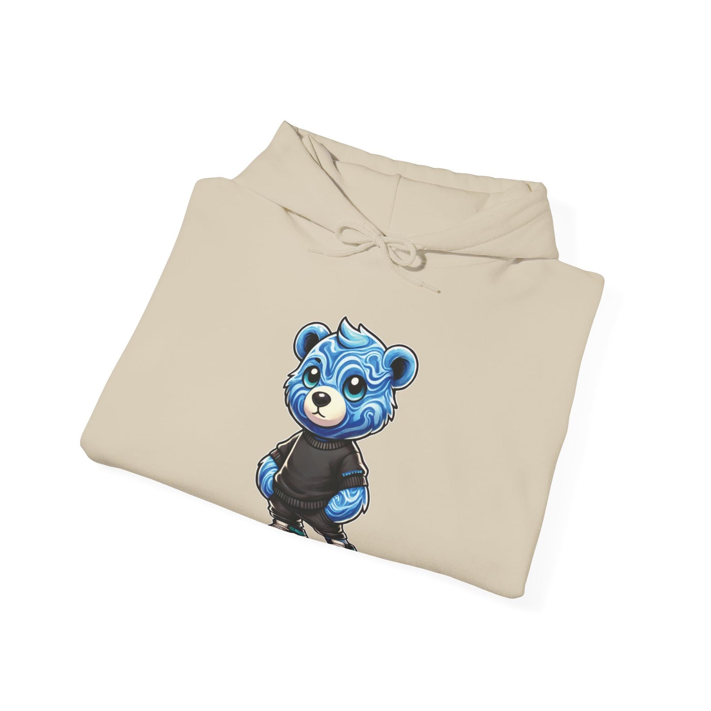 Blue Marble Bear Hoodie