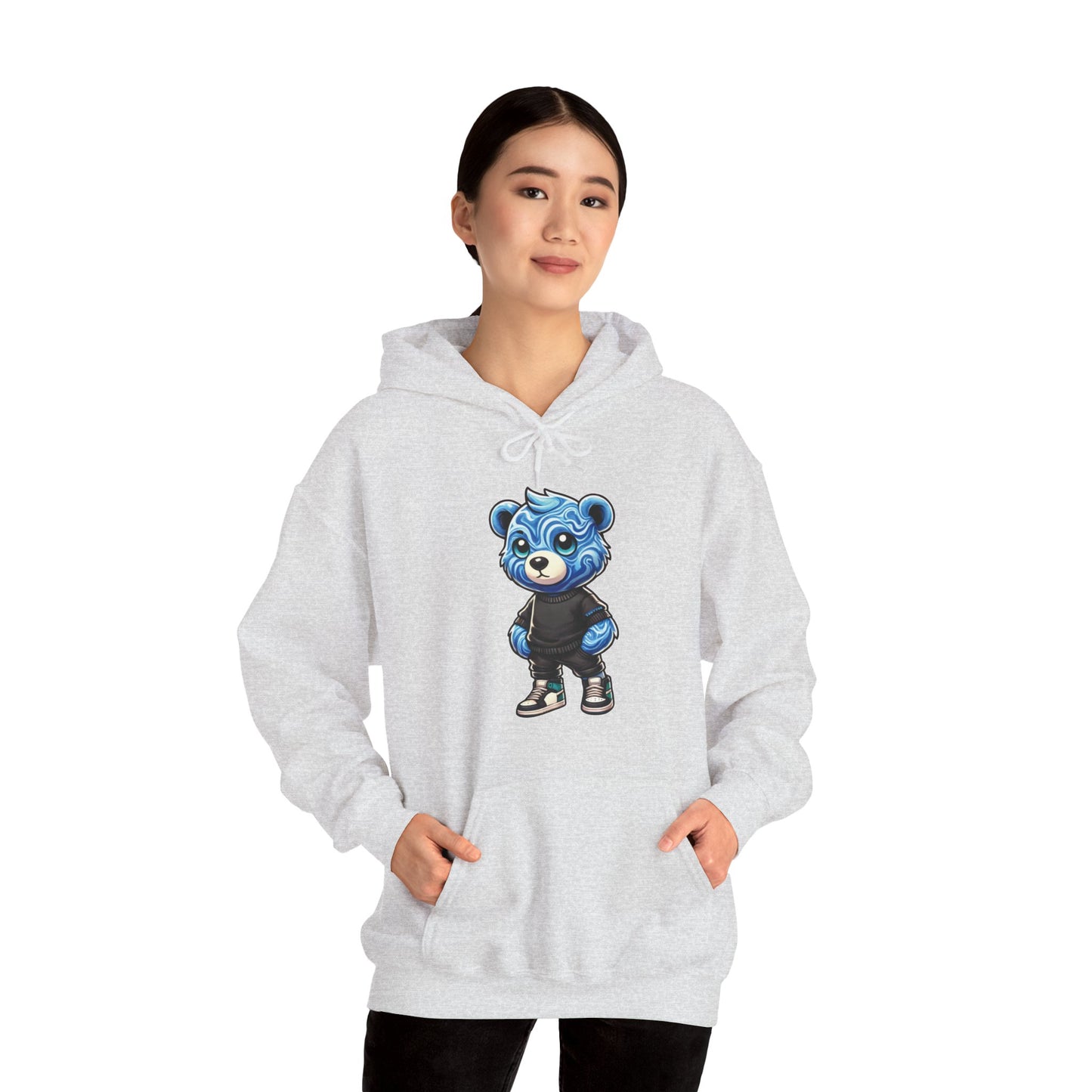 Blue Marble Bear Hoodie