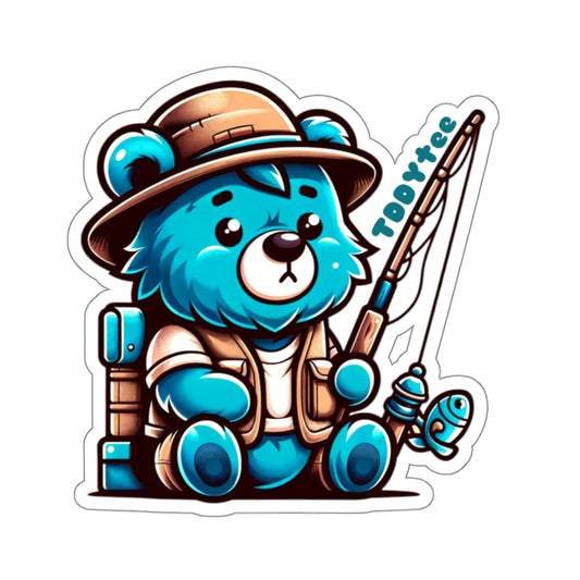 Fisher Bear Sticker - TDDYtee