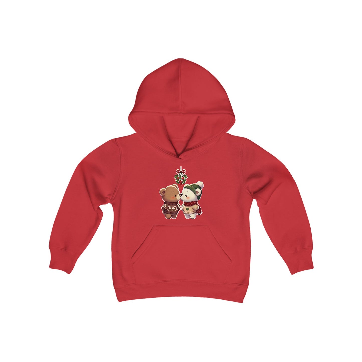 Mistletoe Bears Hoodie - Youth