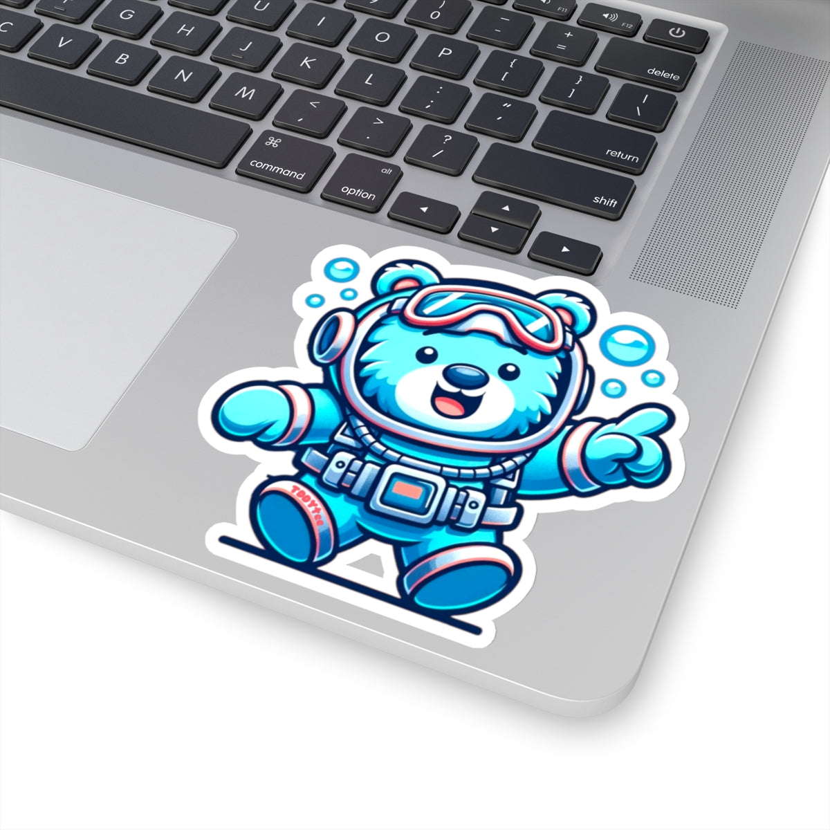 Scuba Bear Sticker - TDDYtee