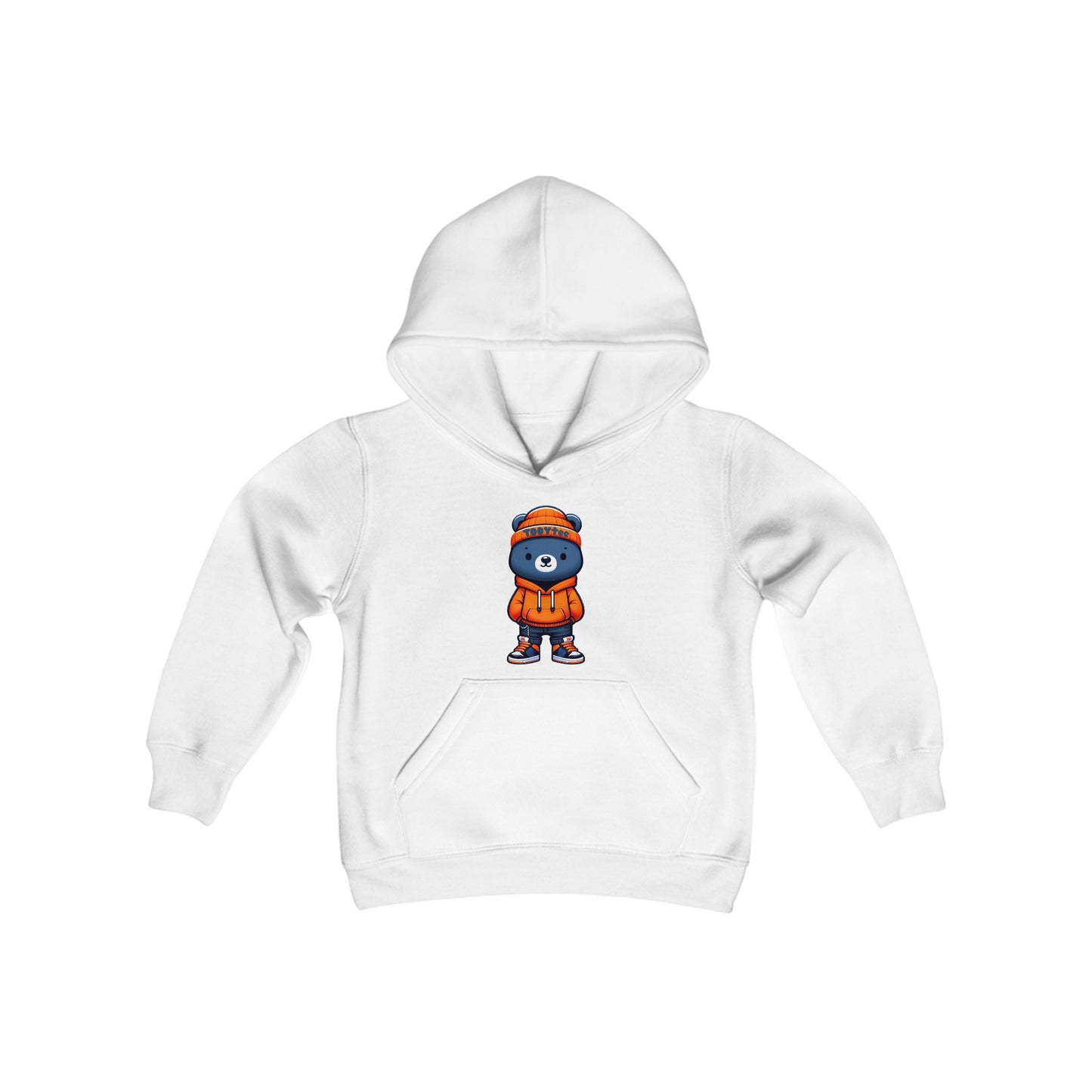 Beanie Bear Youth Hoodie - TDDYtee