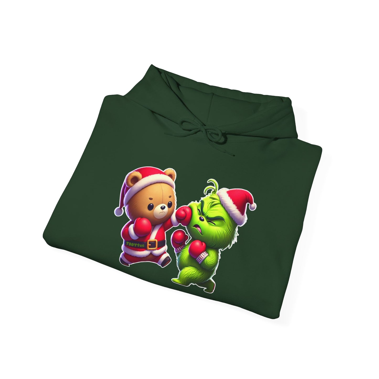 Boxing Claus Bear Hoodie