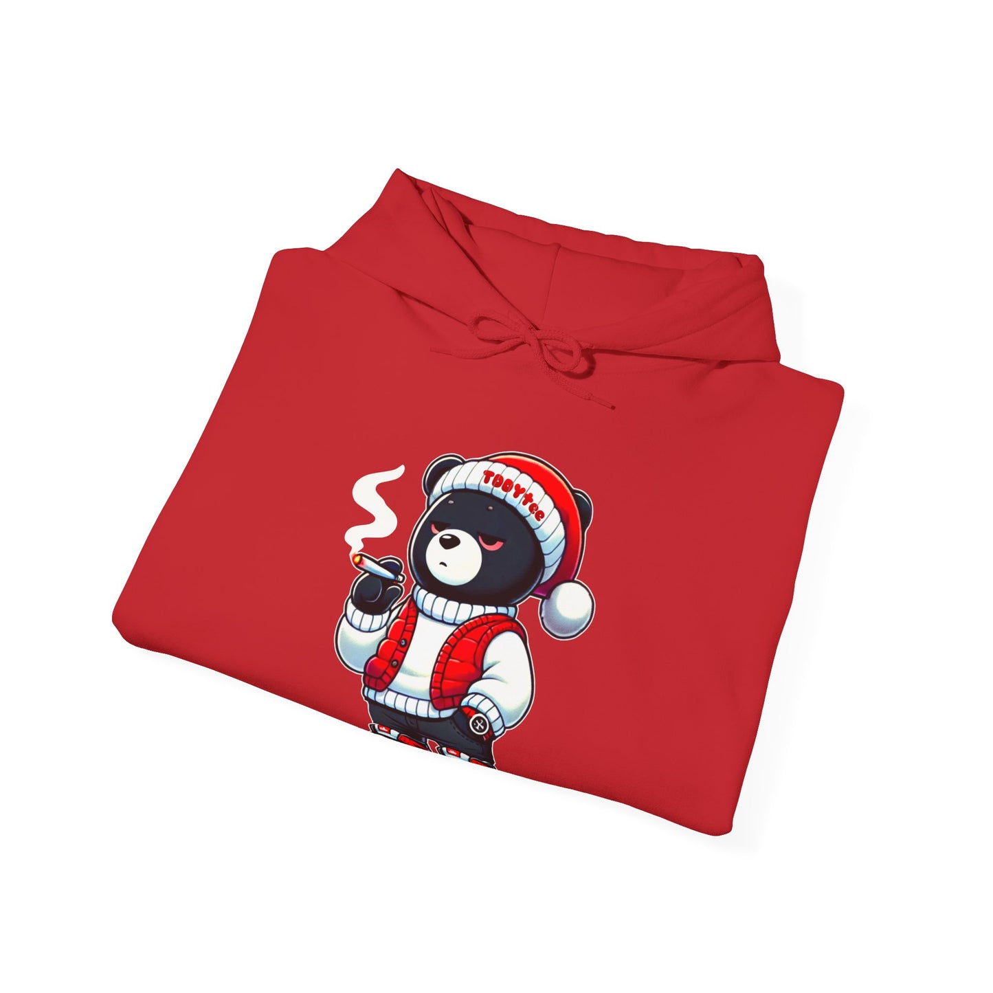 Ganja Clause Bear Hoodie