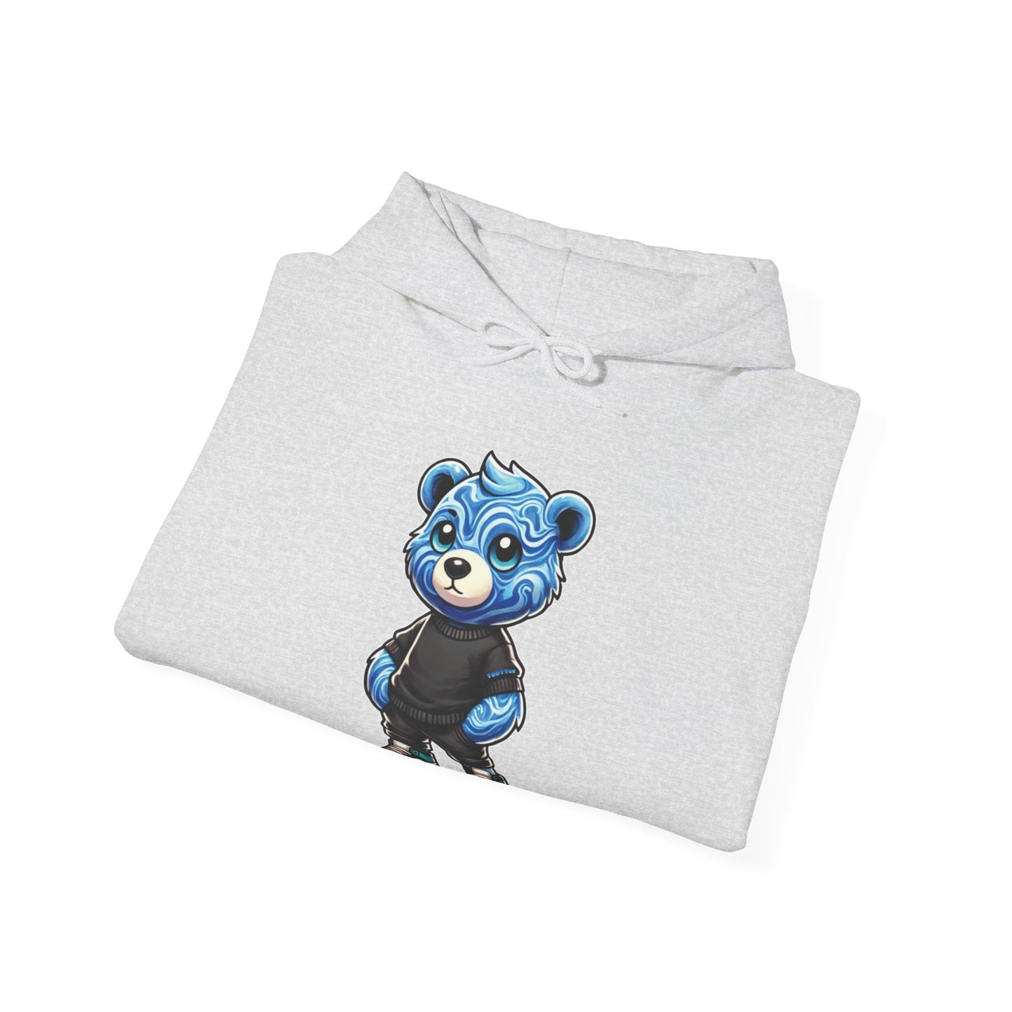 Blue Marble Bear Hoodie