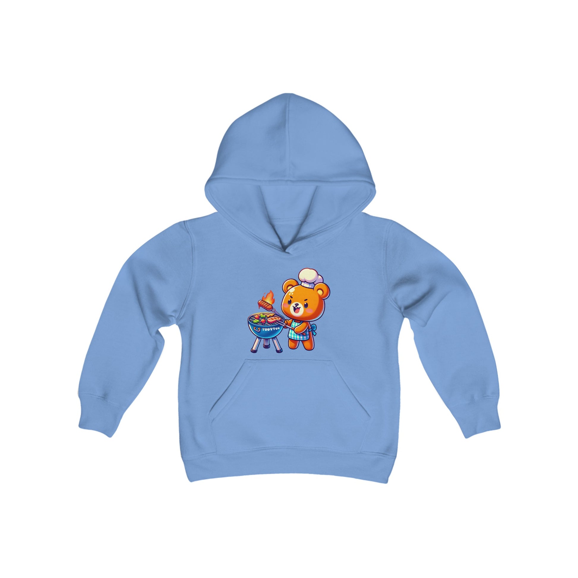 Grilling Bear Youth Hoodie - TDDYtee