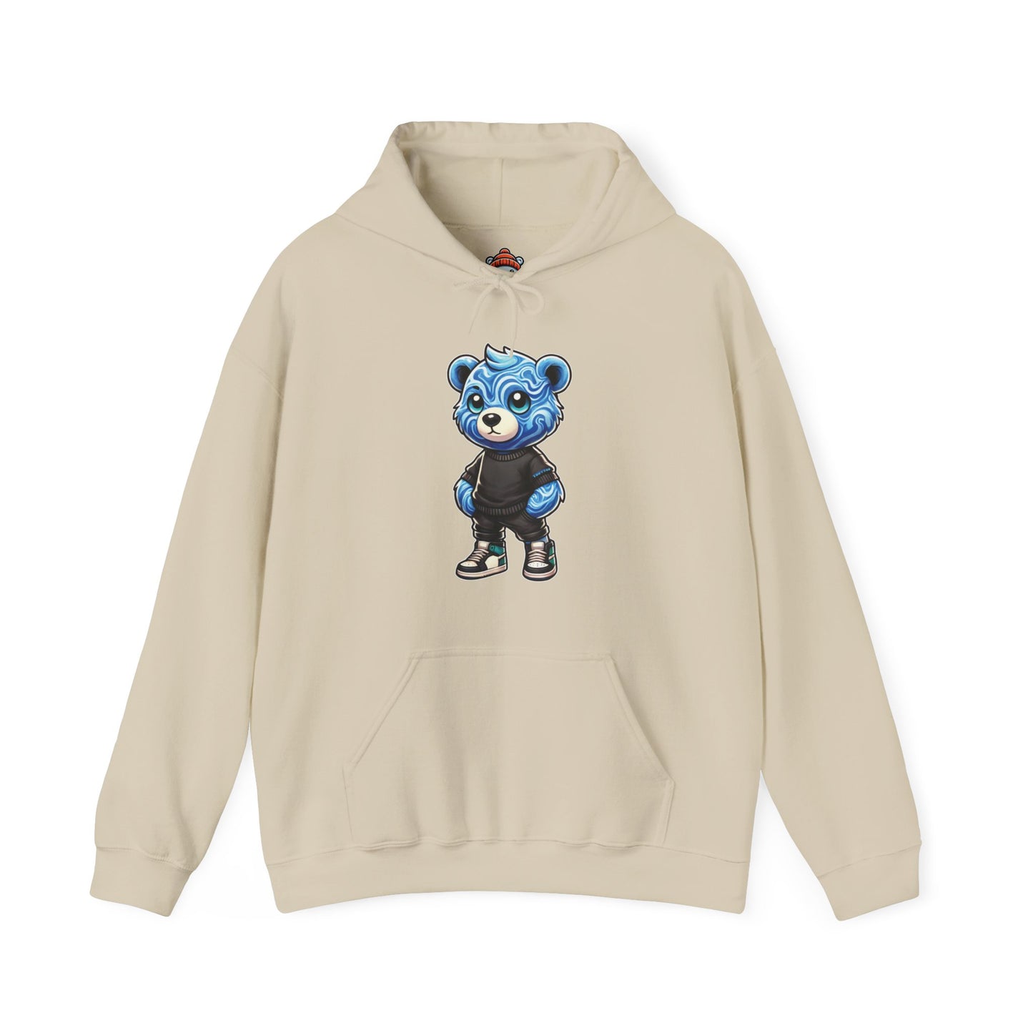 Blue Marble Bear Hoodie