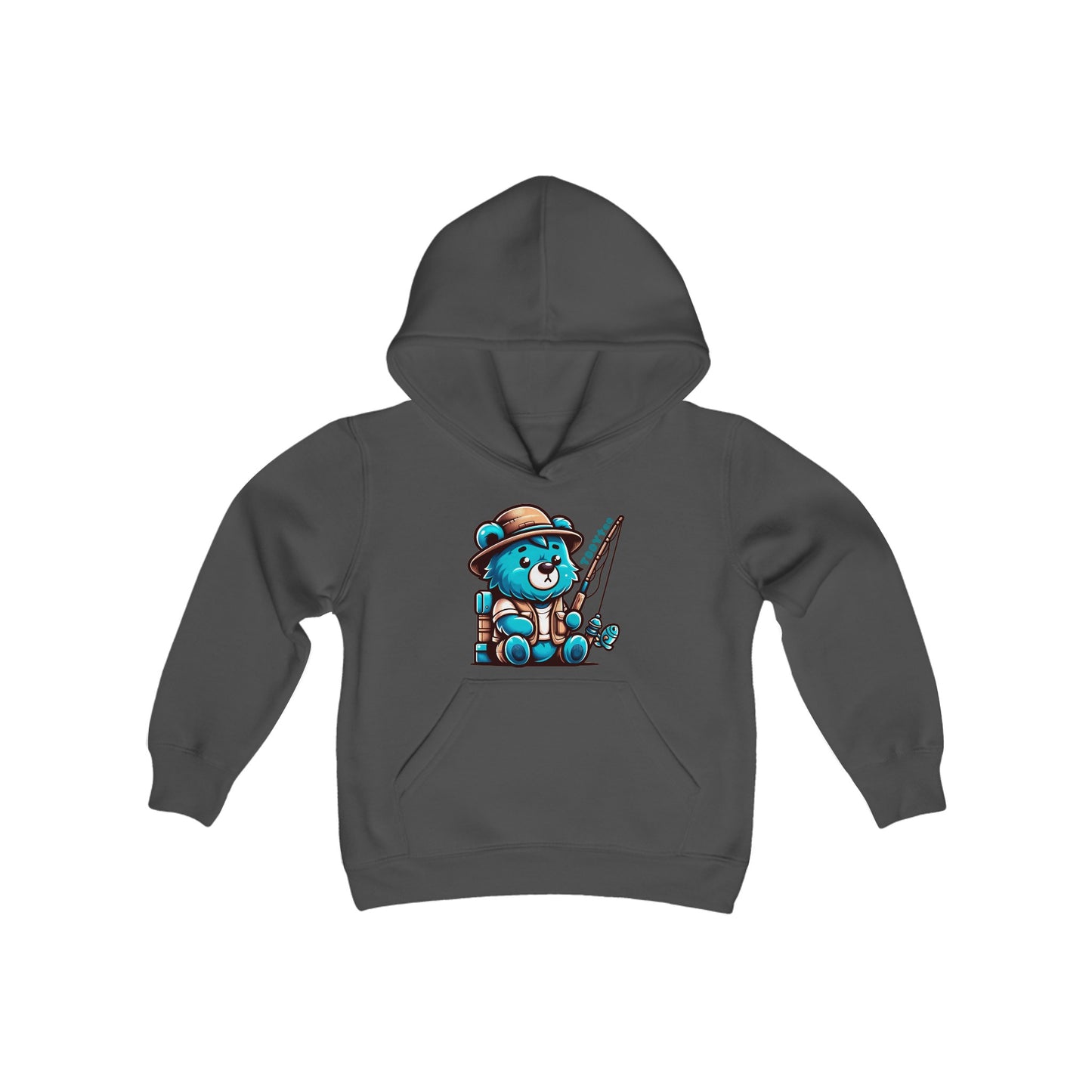 Fisher Bear Youth Hoodie - TDDYtee