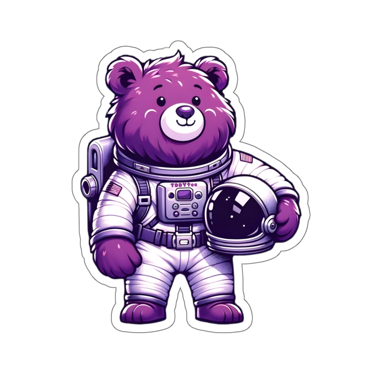 Space Bear Sticker - TDDYtee