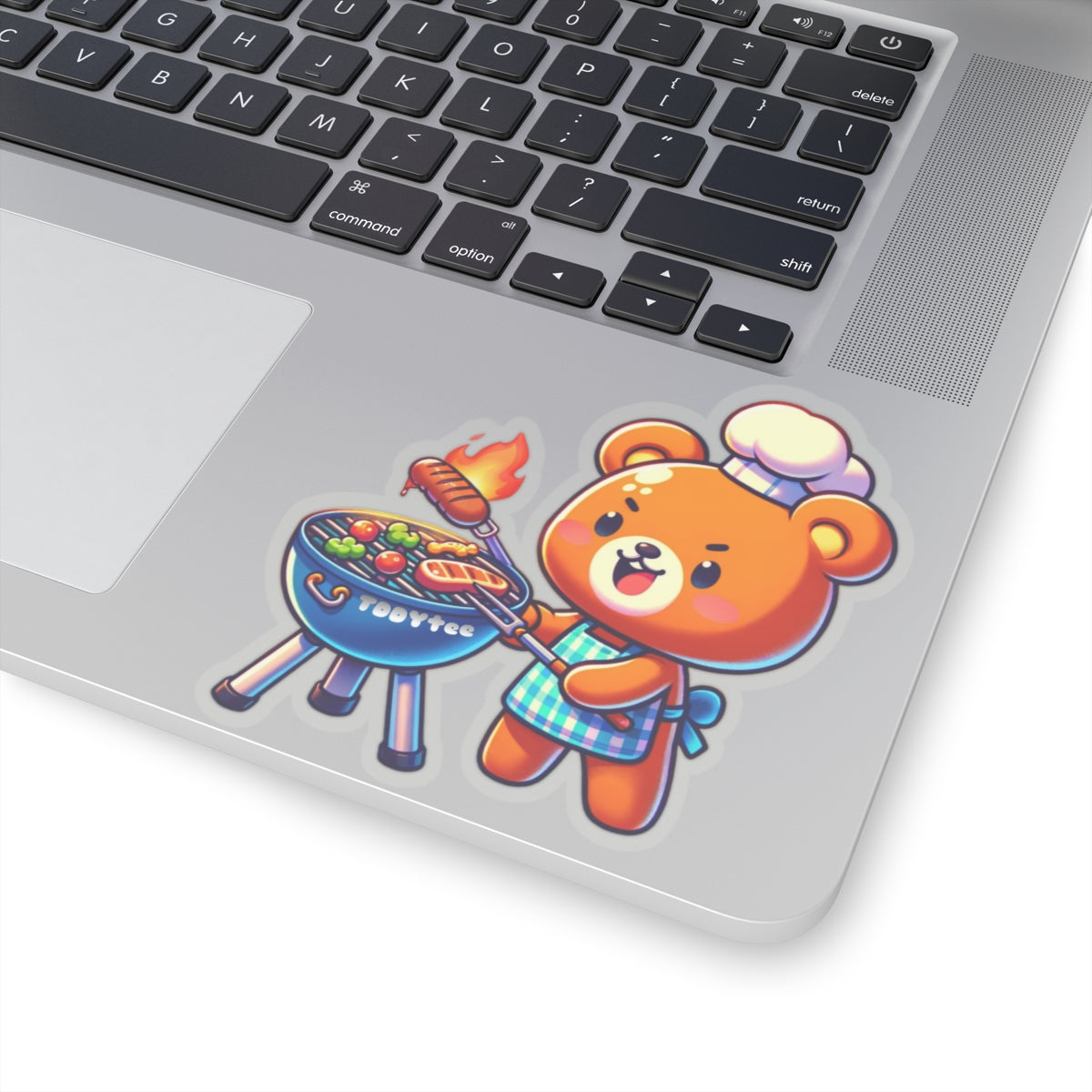 Grilling Bear Sticker - TDDYtee