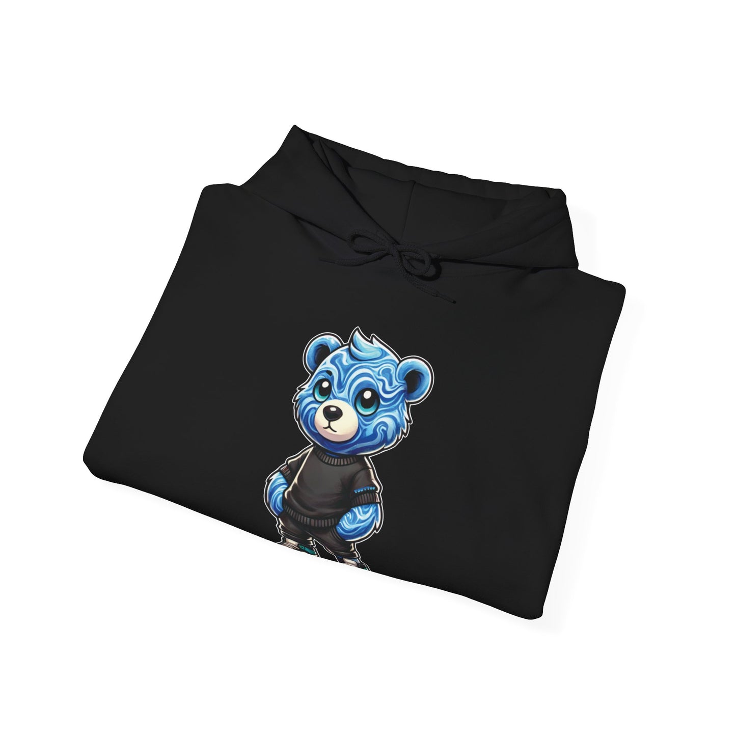 Blue Marble Bear Hoodie