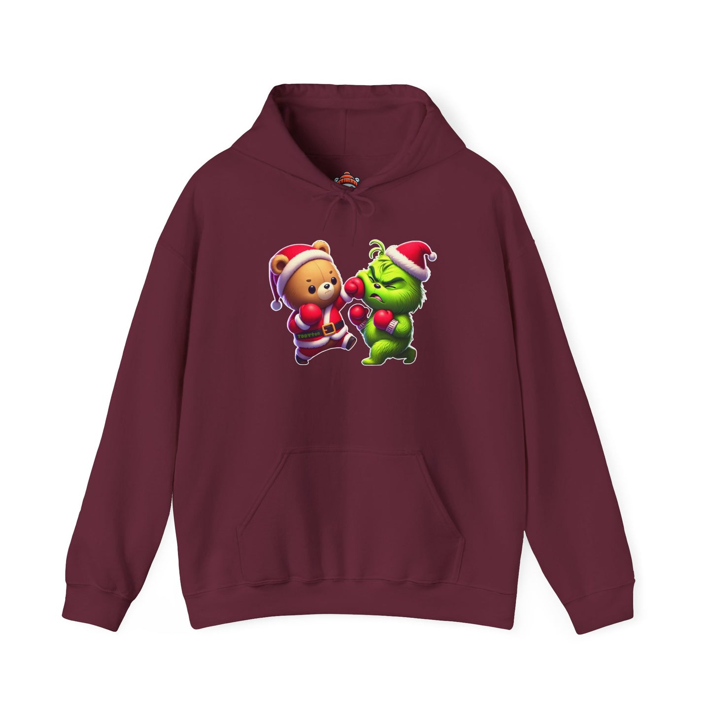 Boxing Claus Bear Hoodie