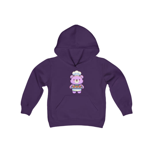 Baker Bear Youth Hoodie - TDDYtee