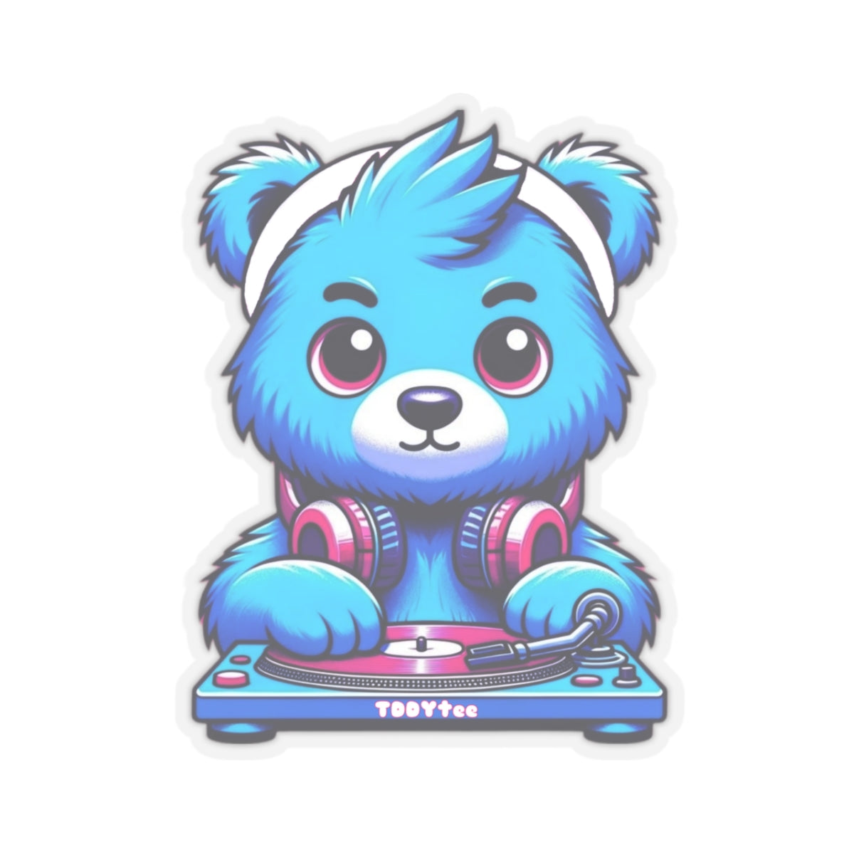 DJ Bear Sticker - TDDYtee